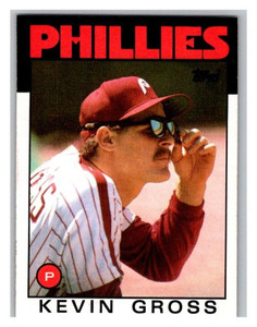 1986 Topps #764 Kevin Gross VG Philadelphia Phillies 