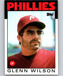 1986 Topps #736 Glenn Wilson VG Philadelphia Phillies 