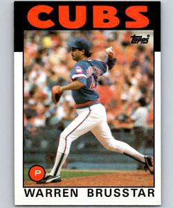 1986 Topps #564 Warren Brusstar VG Chicago Cubs 