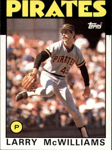 1986 Topps #425 Larry McWilliams VG Pittsburgh Pirates 