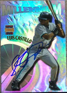 Luis Castillo Autographed 1997 Stadium Club - Millennium #M7