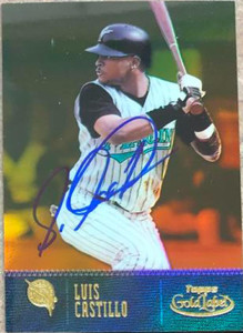 Luis Castillo Autographed 2001 Topps Gold Label Class 1 Gold #68 LE/999