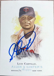 Luis Castillo Autographed 2006 Topps Allen & Ginter #42