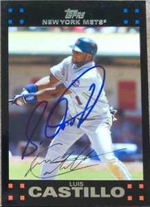Luis Castillo Autographed 2007 Topps Updates & Highlights #UH74