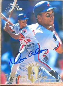 Moises Alou Autographed 1994 Flair #400
