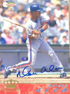 Moises Alou Autographed 1994 Pacific Crown Collection #372