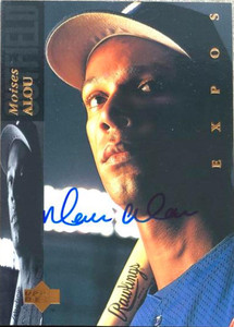 Moises Alou Autographed 1994 Upper Deck #351