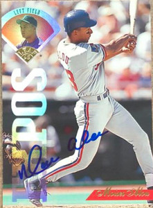 Moises Alou Autographed 1995 Leaf #288