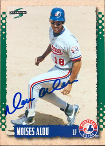 Moises Alou Autographed 1995 Score #19