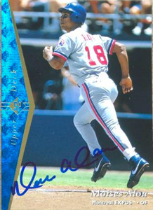 SOLD 120752 Moises Alou Autographed 1995 SP #78
