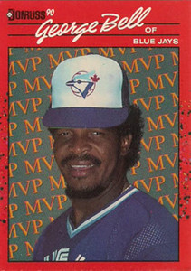 1990 Donruss Bonus MVPs #BC-13 George Bell NM-MT  Toronto Blue Jays 