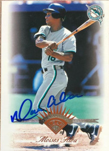 Moises Alou Autographed 1997 Leaf #219