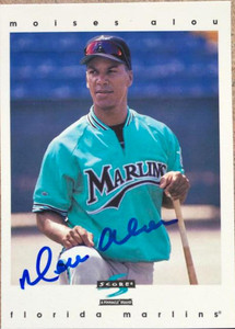 Moises Alou Autographed 1997 Score #358