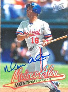 Moises Alou Autographed 1997 Fleer Ultra #225