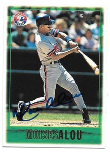 SOLD 120870 Moises Alou Autographed 1997 Topps #460