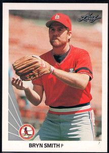 1990 Leaf #393 Bryn Smith VG St. Louis Cardinals 
