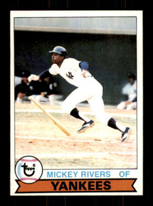 1979 Topps #60 Mickey Rivers VG New York Yankees 