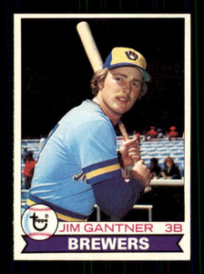 1979 Topps #154 Jim Gantner DP VG Milwaukee Brewers 