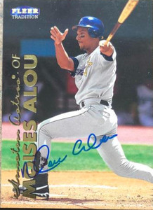 Moises Alou Autographed 1999 Fleer Ultra Gold Medallion #158G