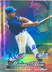 Moises Alou Autographed 1998 Flair Showcase Row 2 (Style) #115