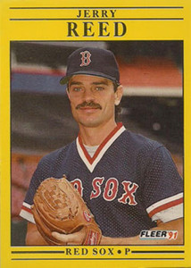 1991 Fleer #110 Jerry Reed VG Boston Red Sox 