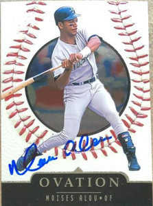 Moises Alou Autographed 1999 Upper Deck Ovation #27