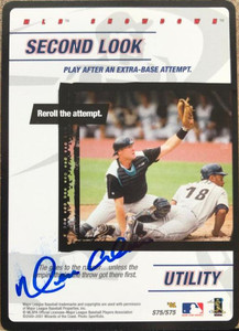 Moises Alou Autographed 2001 MLB Showdown Unlimited - Strategy #S75 Second Look