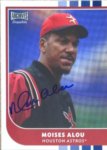 Moises Alou Autographed 2021 Topps Archives Snapshots #18