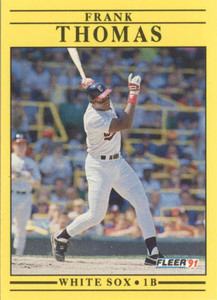 1991 Fleer #138 Frank Thomas VG Chicago White Sox 