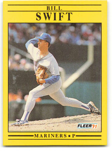 1991 Fleer #462 Bill Swift VG Seattle Mariners 