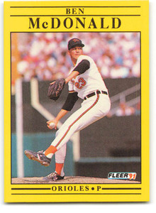 1991 Fleer #481 Ben McDonald VG Baltimore Orioles 