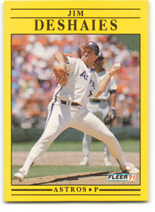 1991 Fleer #506 Jim Deshaies VG Houston Astros 