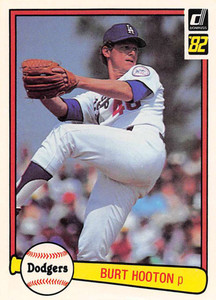 1982 Donruss #32 Burt Hooton VG Los Angeles Dodgers 