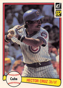 1982 Donruss #57 Hector Cruz VG Chicago Cubs 