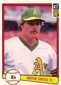 1982 Donruss #139 Wayne Gross VG Oakland Athletics 