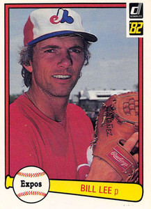 1982 Donruss #194 Bill Lee VG Montreal Expos 