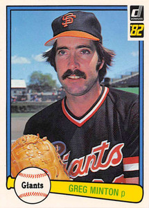 1982 Donruss #348 Greg Minton VG San Francisco Giants 