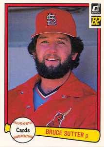 1982 Donruss #372 Bruce Sutter VG St. Louis Cardinals 