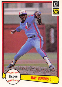 1982 Donruss #414 Ray Burris VG Montreal Expos 