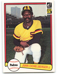 1982 Donruss #422b Juan Eichelberger COR VG San Diego Padres 