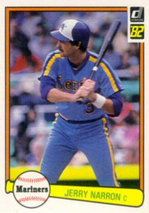 1982 Donruss #433 Jerry Narron VG Seattle Mariners 