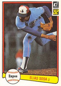 1982 Donruss #446 Elias Sosa VG Montreal Expos 