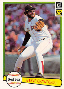 1982 Donruss #564 Steve Crawford VG RC Rookie Boston Red Sox 