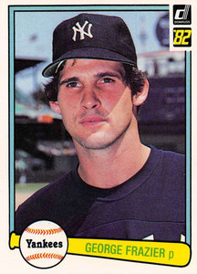 1982 Donruss #584 George Frazier VG New York Yankees 