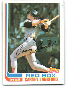 1982 Topps #91 Carney Lansford VG Boston Red Sox 
