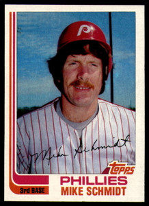 1982 Topps #100 Mike Schmidt VG Philadelphia Phillies 