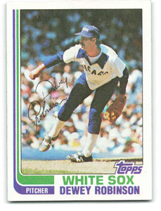 1982 Topps #176 Dewey Robinson VG Chicago White Sox 