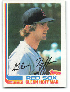 1982 Topps #189 Glenn Hoffman VG Boston Red Sox 