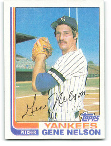 1982 Topps #373 Gene Nelson VG RC Rookie New York Yankees 