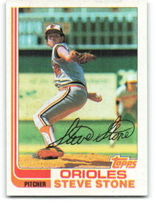 1982 Topps #419 Steve Stone VG Baltimore Orioles 